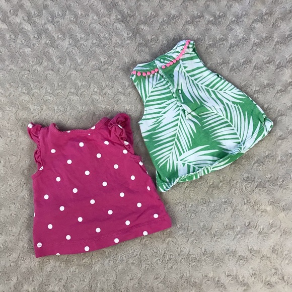 Carter’s Newborn Baby Girl Tops Bundle Butterfly - Picture 3 of 5